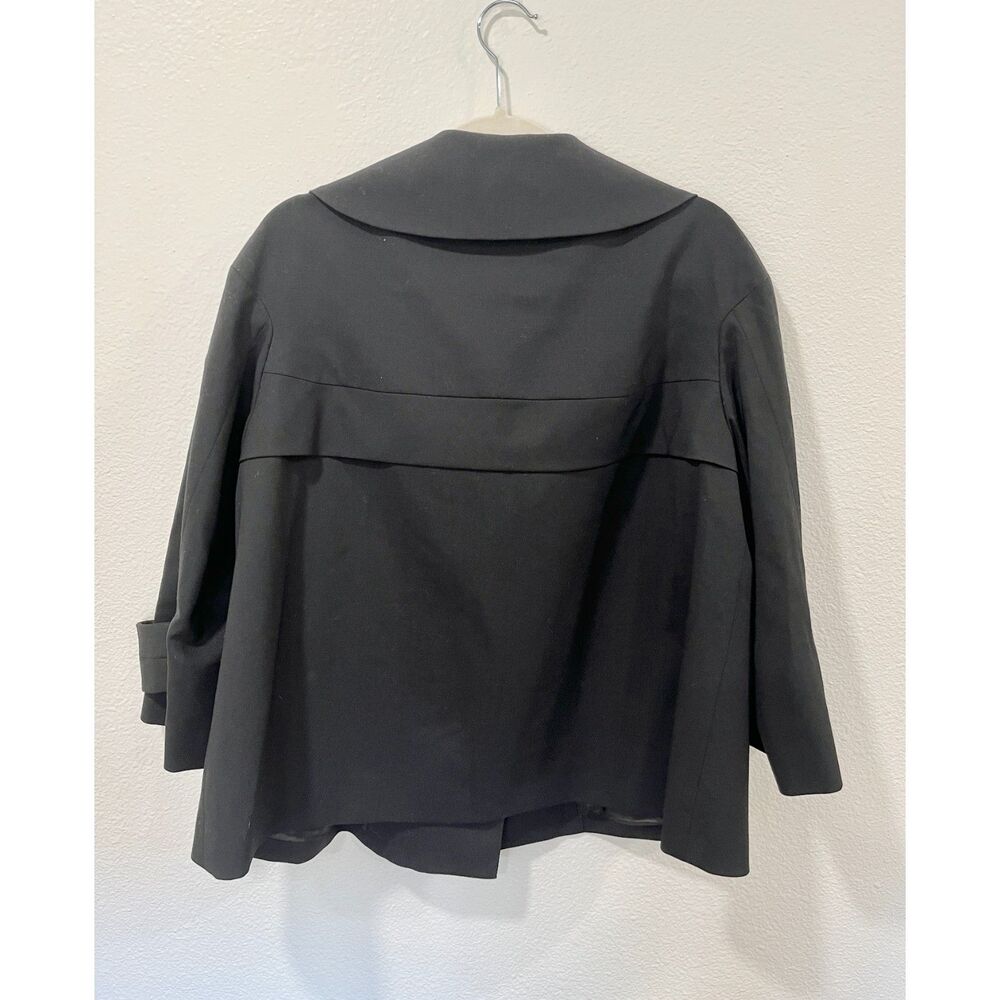 Black Wool Pendleton Trench Coat - image 3